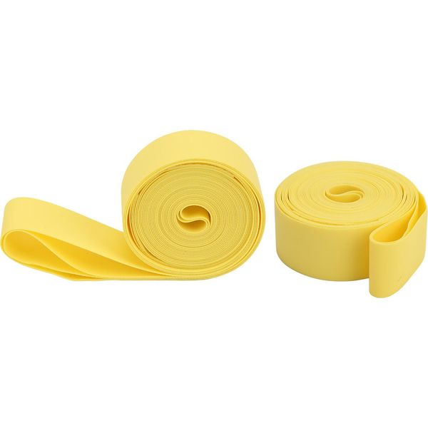 2 Pezzi Di Rivestimento Per Pneumatici Di Bicicletta Risk, Striscia Per Bicicletta, Nastro Per Cerchioni, Cuscinetto Di Protezione Della Camera D'aria, Pvc, Antiforatura, Per Ruote Da Strada 700C-image