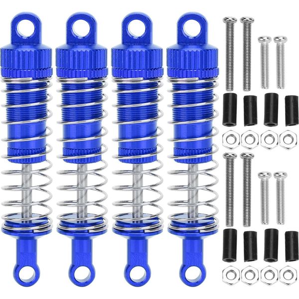 4 Parti/Set Ammortizzatore In Lega Di Alluminio Molla Ammortizzatore Accessori Per Mn 1/12 D90 Rc Carblue-image