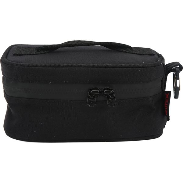 Borsa Per Il Pranzo Isolata Con Strato Isolante Integrato, Borsa Da Picnic All'aperto Per Campeggio, Viaggi, Nera-image