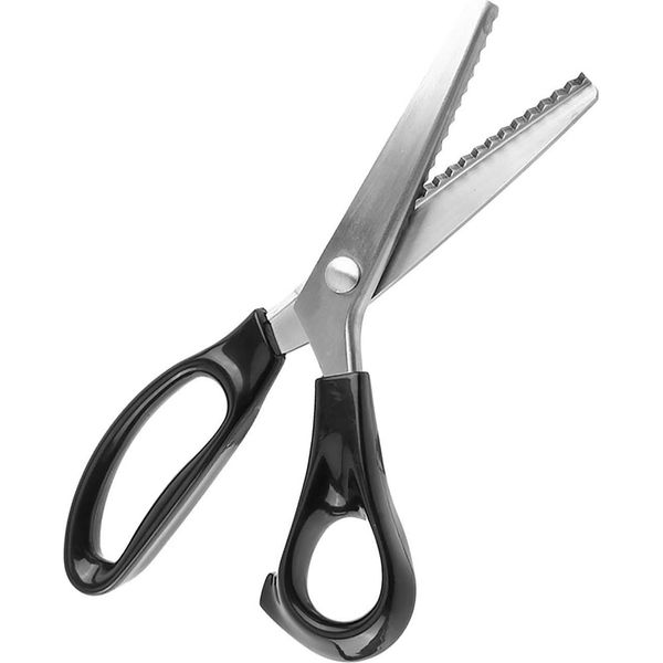 Marhynchus Forbici Rosa Con Bordo A Triangolo Di , Strumento Da Taglio Professionale, Lame In Acciaio Inox, Ideali Per Tessuti E Artigianato, 3/4/5/7 Mm, Lunghezza: 23 Cm (5 Mm)-image