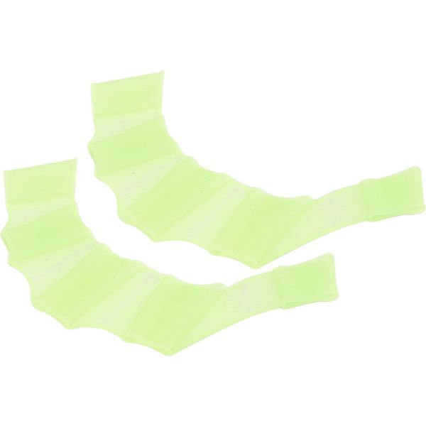 1 Paio Di Manette Da Nuoto, Pinne, Guanti Da Nuoto Con Dita In Silicone, Manette Da Nuoto, Verde, L-image