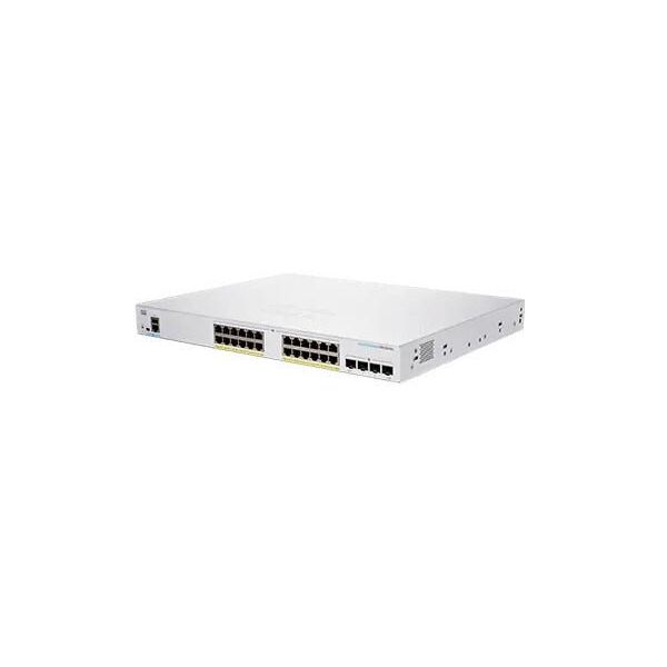 Cisco CBS250-24FP-4G-EU Switch Di Rete Gestito L2/L3 Gigabit Ethernet (10/100/1000) Argento-image