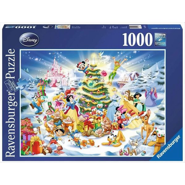 Puzzle Di Natale Disney Ravensburger 19287 - 1000 Pezzi Da 14 Anni-image