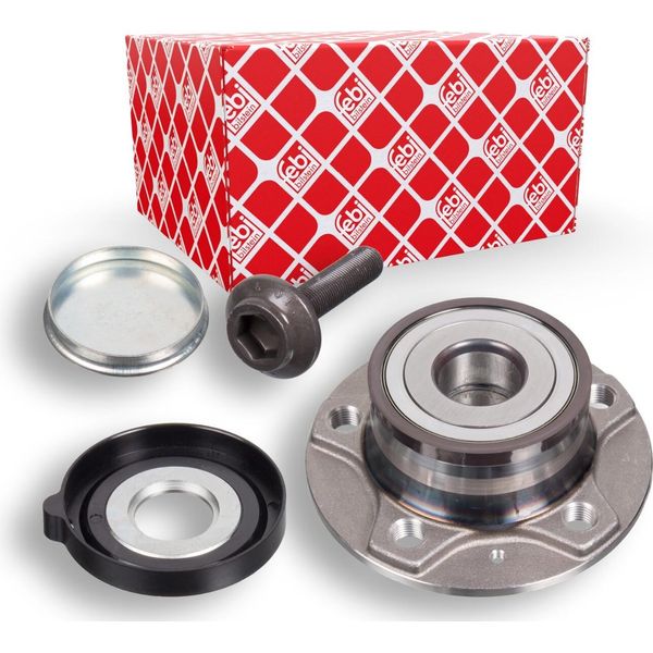 Febi Bilstein Kit Cuscinetti Ruota Posteriore Per Audi A6 Avant (4G5, 4GD, C7) Cuscinetti A Sfere Obliqui 86 Mm 102779-image