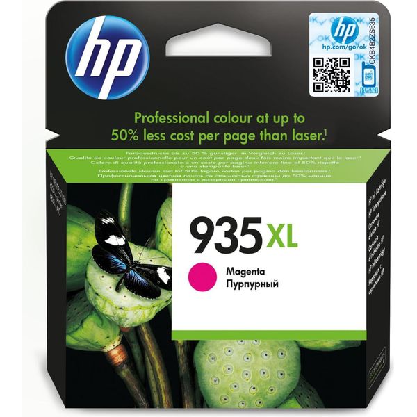 Hp 935XL High Yield Magenta Original Ink Cartridge Cartuccia D'inchiostro 1 Pz Resa Elevata (Xl)-image