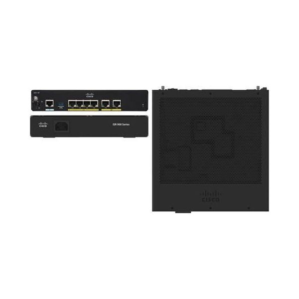 Cisco C921-4PLTEGB Router Cablato Gigabit Ethernet 4G Lte 4 Porte Lan Nero-image