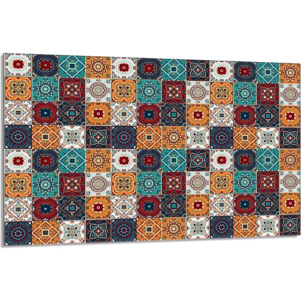 Piastra Di Copertura Per Piano Cottura 80X52Cm 1 Pezzo Copertura In Ceramica Per Piano Cottura, Pezzo A Mosaico-image
