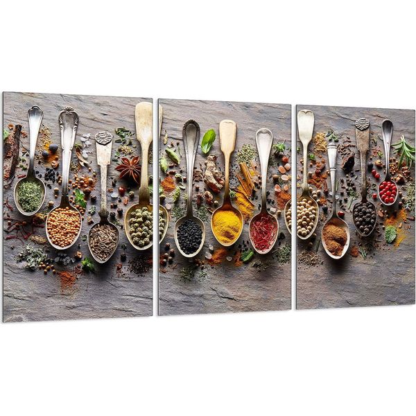 Piastre Coprifornelli 3 Pezzi 30X52 Vetro Coprifornelli In Ceramica, Ardesia Cucina-image