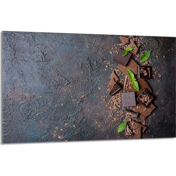 Piastra Di Copertura Del Piano Cottura 80X52Cm 1 Pezzo Di Copertura Del Piano Cottura In Ceramica, Ardesia Cioccolato-image