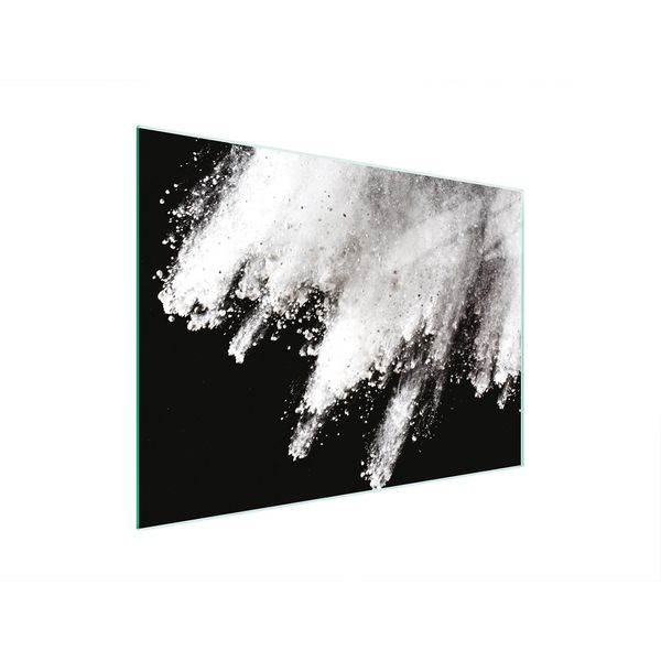 Tagliere Piastra Di Copertura Per Fornelli Tagliere In Multiglass 30X22 Cm Explosion Nero-image