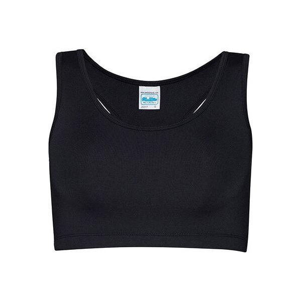 Just Cool JC017 | Top Da Donna Girlie Cool Sports Crop Top - Colore: Jet Black - Taglia: L-image