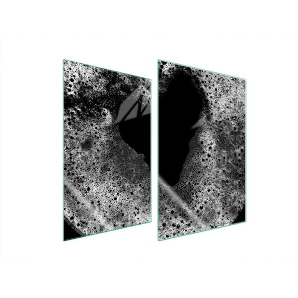 Piastre Coprifornelli 2 Pezzi 35X52 Coprifornelli In Ceramica Tagliere In Vetro Cuore Bevanda-image