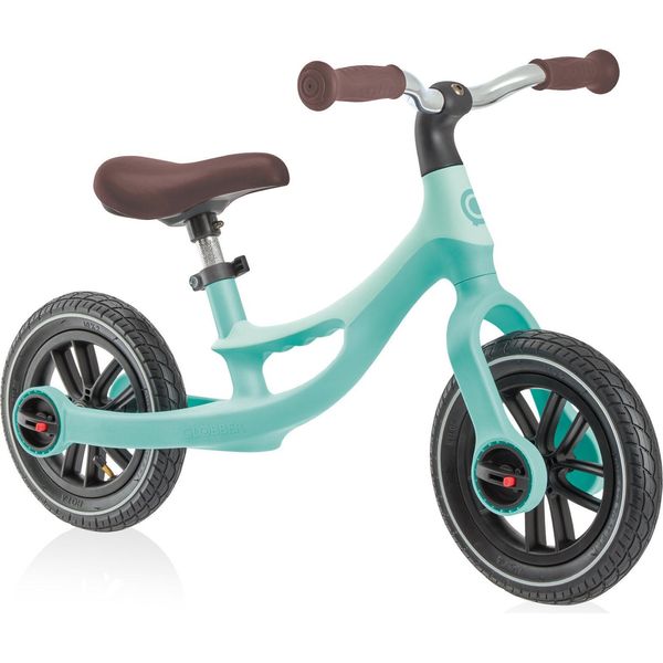 Globber Go Bike Elite Air - Balance Bike Per Bambini, Pneumatici Da 10 Pollici, Sella Regolabile In Altezza, Menta-image