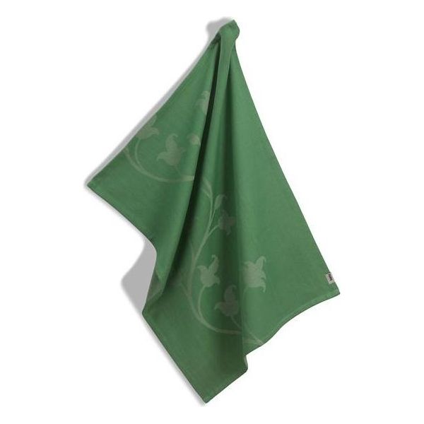 Kela Asciugamano Cora 100% Cotone Verde Chiaro/Verde Fiore 70,0X50,0Cm KL-12825-image