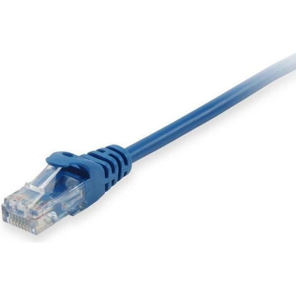 Equip 603031 Equip Cavo Patch Cat6A U/Utp 2Xrj45 0,50M Blau Lszh Polybeutel-image