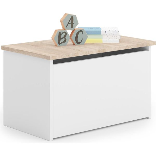 Scatola Per Giocattoli In Legno Daria, Contenitore Per Giocattoli, Arredamento Per La Stanza Dei Bambini-image