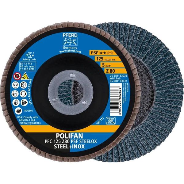 Pferd Tools Polifan Rondella Dentata Pfc Linea Universale Conica Psf Steelox Acciaio/Acciaio Inox-image