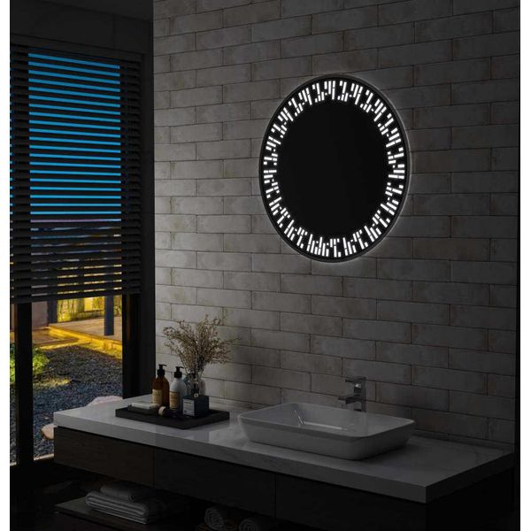 The Living Store Specchio Da Bagno Con Led 70 Cm-image