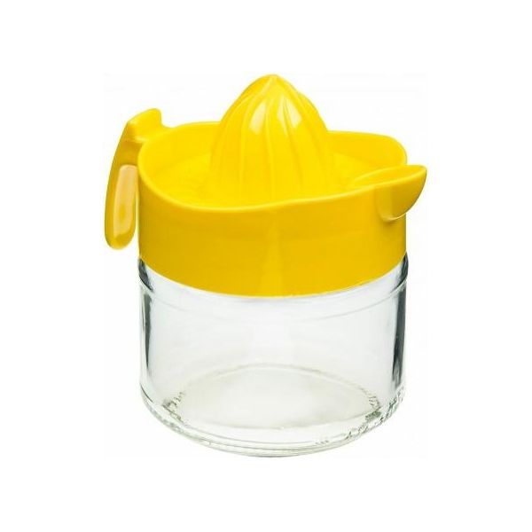 Spremiagrumi Koopman Excellent Houseware, Vetro, 7,5X12 Cm, Trasparente/Giallo-image
