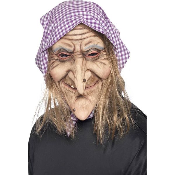 Smiffys - Maschera - Uomo/Ladies Unisex SM2788 (Taglia Unica) (Beige/Nero)-image