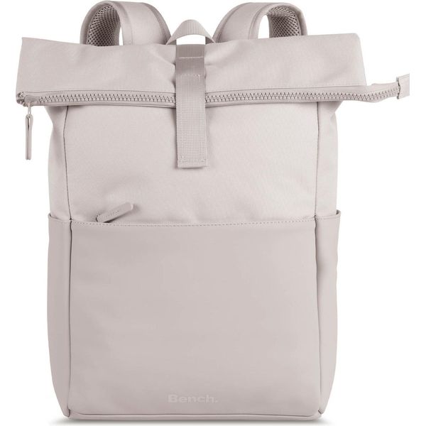 Bench. Zaino Per Laptop Zaino Con Scomparto Per Laptop Style Backpack Light Grey Grigio Chiaro-image