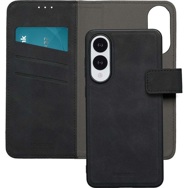 Imoshion Custodia Protettiva Samsung Galaxy S25 Edge Custodia A Libro Custodia Per Cellulare Per Samsung Galaxy S25 Edge - Nero-image