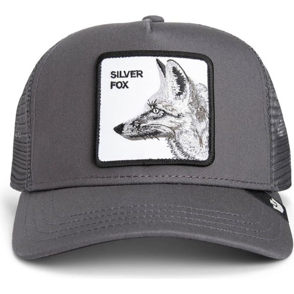 Goorin Cappello Trucker Unisex - Kappe, Patch Frontale, Taglia Unica Silver Foxxx-image
