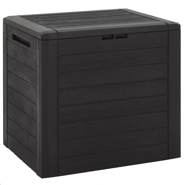Syfax™ Baule Da Giardino Marrone 58,5X46X55 Cm In Polipropilene-image