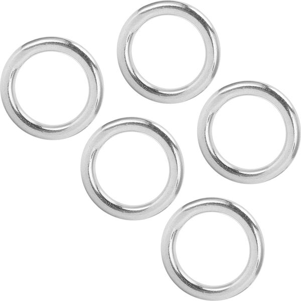 O-Ring In Acciaio Inox Resistenti Alla Corrosione, 5 Pezzi, 3X20 Mm, Per Anelli Di Yoga Per Il Fitness E Applicazioni Per Imbarcazioni All'aperto-image