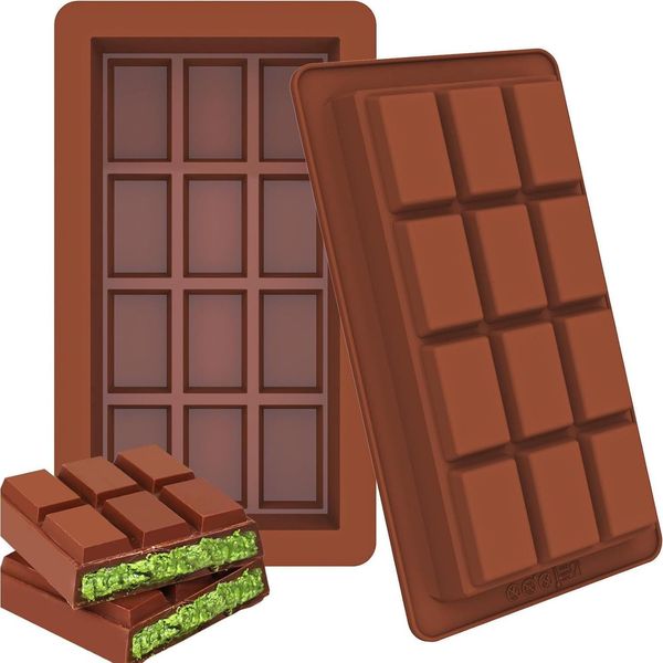 Stampo In Silicone Per Cioccolato Ripieno, Set Di 2 Pezzi-image