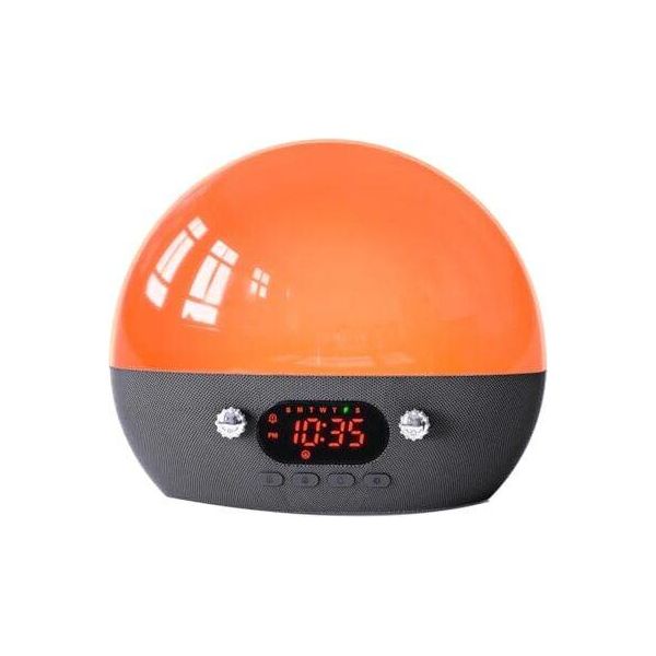 Suoumwa Sveglia All'alba, Altoparlante Bluetooth Per Camera Da Letto 11, Rumore Bianco, Luce Notturna Al Tramonto, Luce Di Sveglia Per Bambini-image