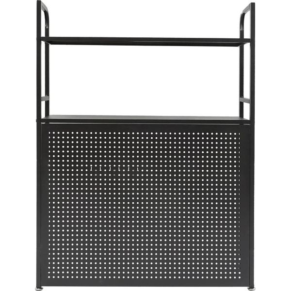 Organizzatore Da Scrivania - Scaffale Di Stoccaggio - Resistente Alla Ruggine - Grande Capacità - Scaffale Da Scrivania Per Soggiorno/Camera Da Letto/Cucina - Nero-image