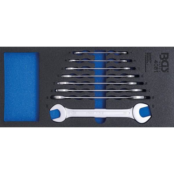 Set Di Chiavi Aperte Doppie, Sw 6-22 Mm 8 Pezzi 1/3 Cassetto-image