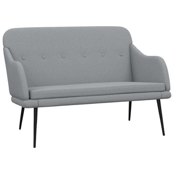 Syfax™ Panca Grigio Chiaro 110X76X80 Cm In Tessuto-image