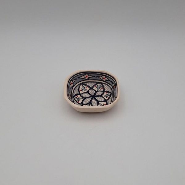 Bakir Gris Ottagonale Piatto - L 10 Cm-image