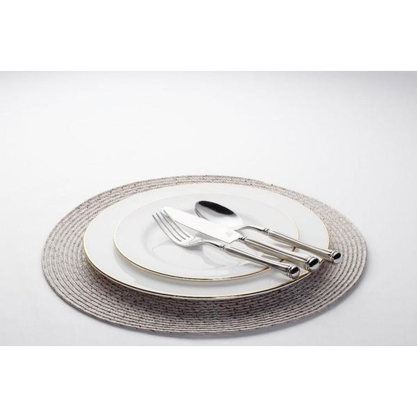 Set Di 6 Forchette, 6 Coltelli E 6 Cucchiaini In Acciaio Inox Adam-image
