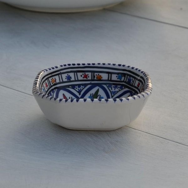 Piatto Ottagonale Blu Bakir - L 11 Cm-image