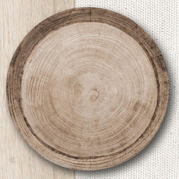 Piatto Pizza Effetto Legno - P 33 Cm-image