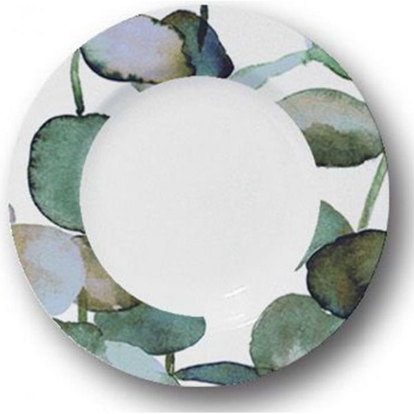Piatti Fondi Verde Tiffany X 6 - P 23 Cm-image