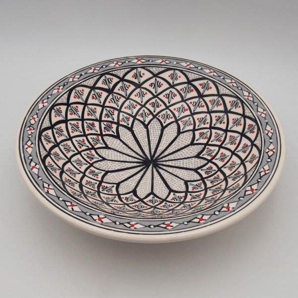 Plat Tebsi Bakir Gris - D 37 Cm-image