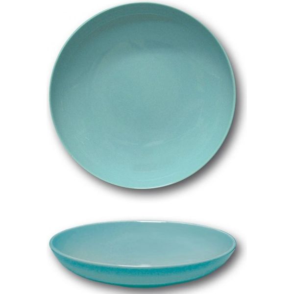 Piatto Fondo In Porcellana Blu - D 22 Cm - Siviglia-image