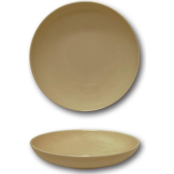 Zuppiera In Porcellana Marrone - D 22 Cm - Siviglia-image