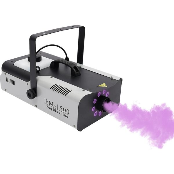 Macchina Del Fumo - 1500 W DMX512 - Serbatoio 2,5 L - Portata 18000–25000 Cfm - Ac 220–240 V 50 Hz - Telecomando Radio - Led 9×3 W-image