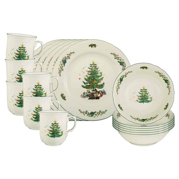 Seltmann Weiden FrüHstüCks-Set Marieluise Weihnachten 18Er Set-image