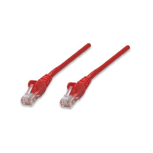 Intellinet 342131 Intellinet Patchkabel RJ45 U/Utp Cat6 0.50M Hebelschutz Rot-image