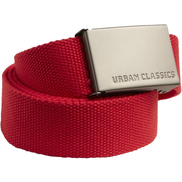 Urban Classics TB305 | Cinture In Tela Taglia Unica - Colore: Rosso - Taglia: Taglia Unica-image
