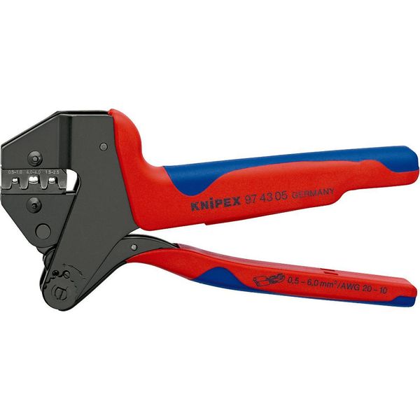 Pinza Per Sistema Di Crimpatura L.200Mm Con Inserto A Crimpare Per Connettori Aperti Non Isolati Knipex-image