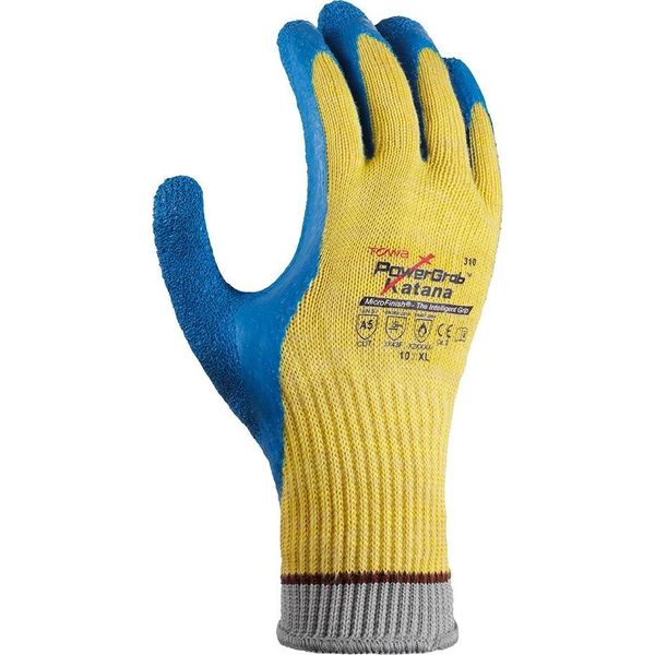 Towa Guanto In Fibra Aramidica Powergrab® Katana Giallo Oro/Blu-7-image