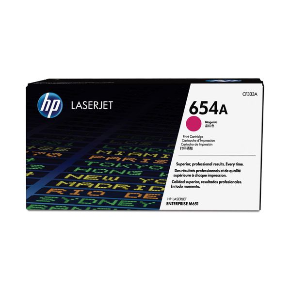 Hp 654A Magenta Original Laserjet Toner Cartridge Cartuccia Toner 1 Pz-image