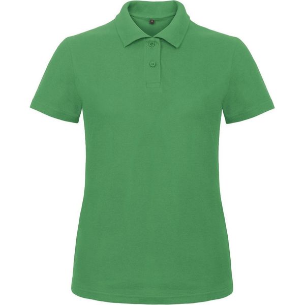 B&C Polo Donna ID.001 / Polo Manica Corta RW3525 (Xs) (Verde Kelly)-image